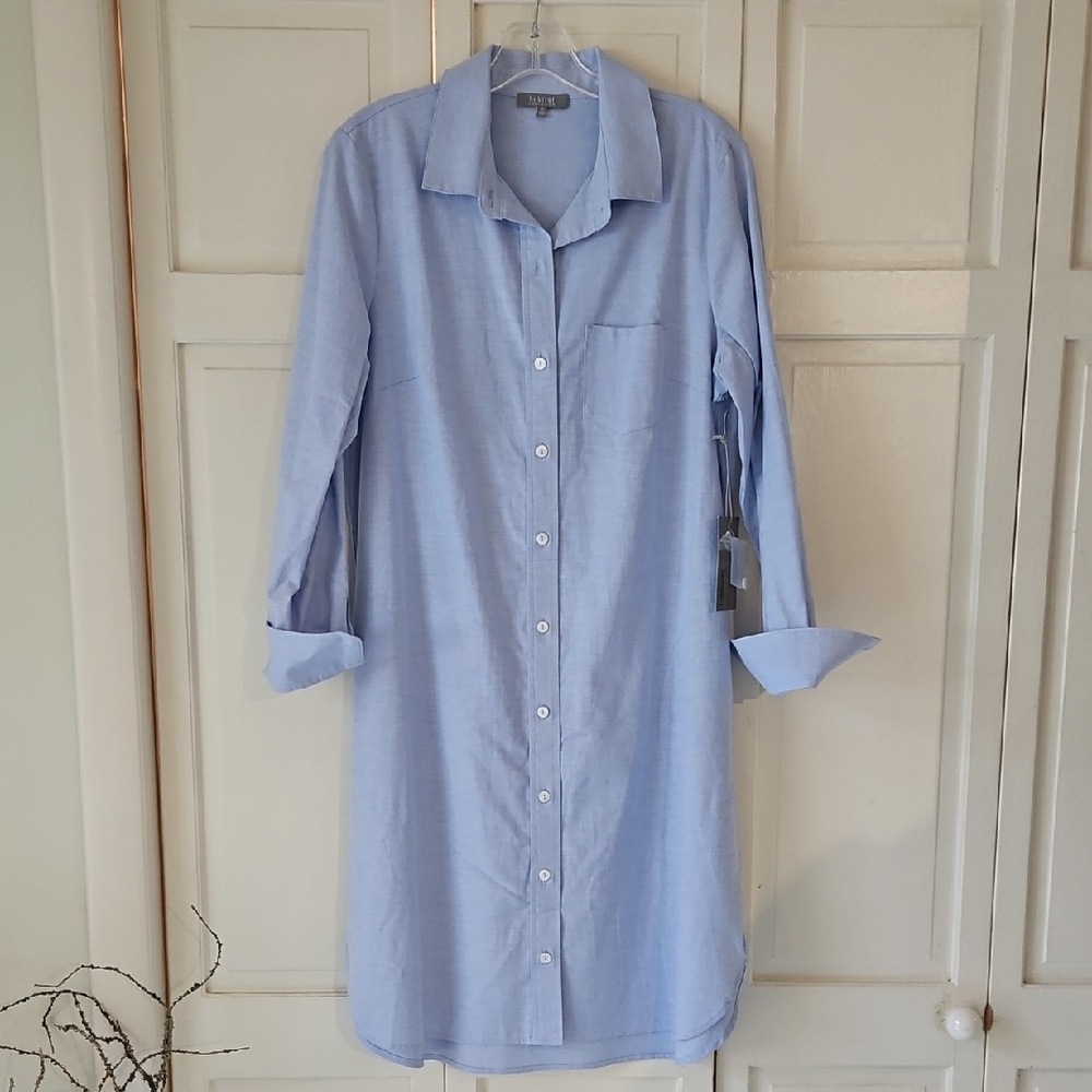 Habitat Sky Blue Shirt Dress